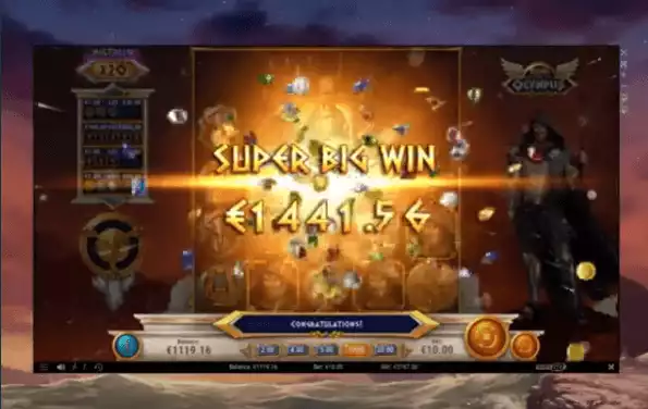 Win money in Indian slot Rise of Olympus